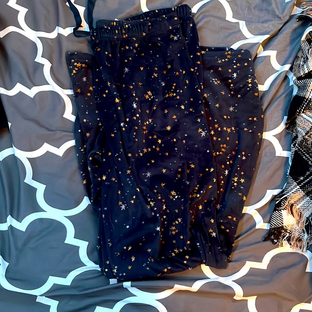 Blue PJ pants with stars